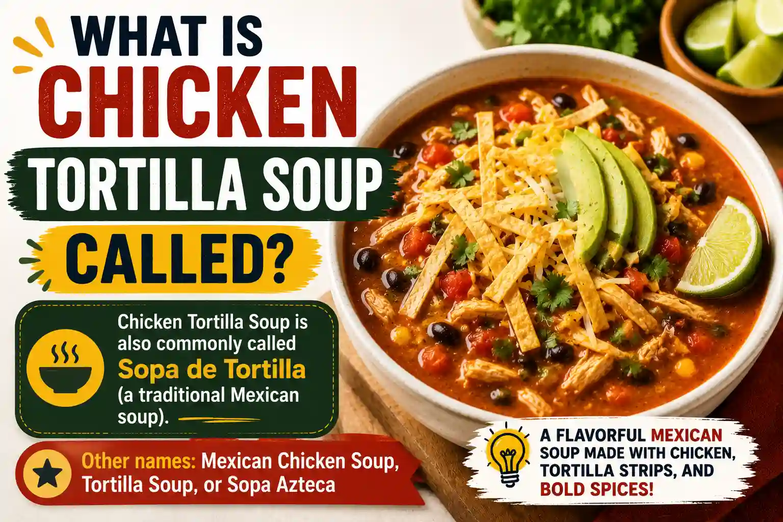 What Is Chicken Tortilla Soup Called