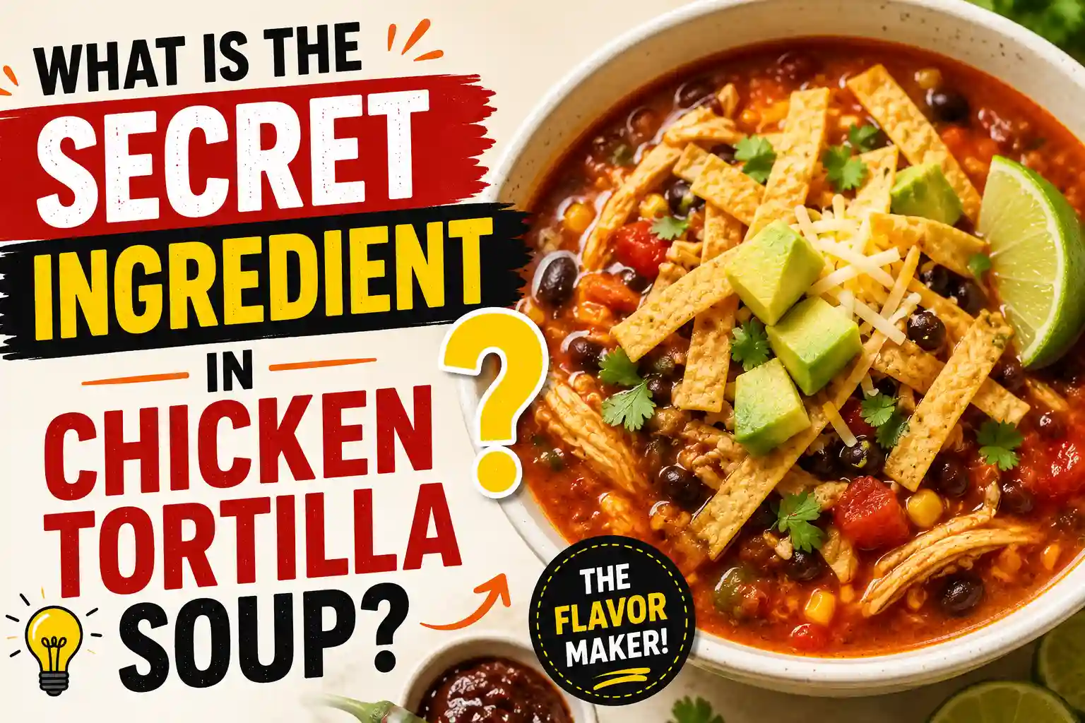 What Is the Secret Ingredient in Chicken Tortilla Soup