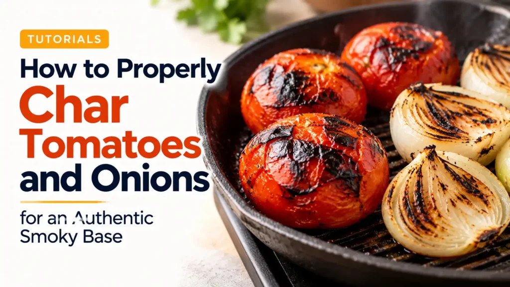 Charred Tomatoes and Onions Tutoria