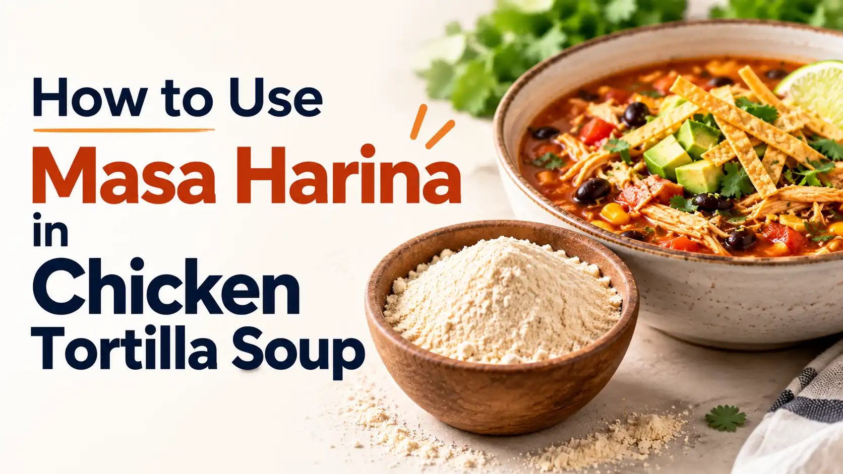 How to Use Masa Harina in Chicken Tortilla Soup?
