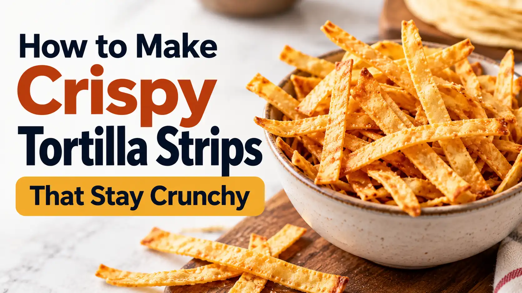 How to Cut and Fry Perfect, Restaurant-Style Crispy Tortilla Strips (Without Getting Soggy)